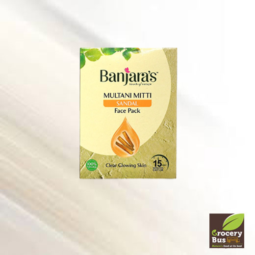 Banjaras Multani Mitti with Sandal Face Pack 100g-(Pack of 4) - Price in  India, Buy Banjaras Multani Mitti with Sandal Face Pack 100g-(Pack of 4)  Online In India, Reviews, Ratings & Features |